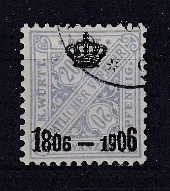 Altd. Württemberg Dienstmarken  Nr 221 Gestempelt (Posten)