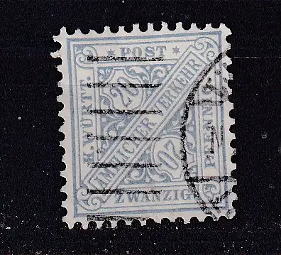 Altd. Württemberg Dienstmarken  Nr 231 Gestempelt (Posten)
