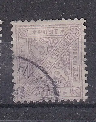 Altd. Württemberg Dienstmarken  Nr 228 Gestempelt (Posten)