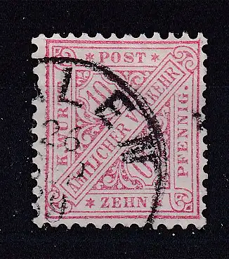 Altd. Württemberg Dienstmarken  Nr 230 Gestempelt (Posten)
