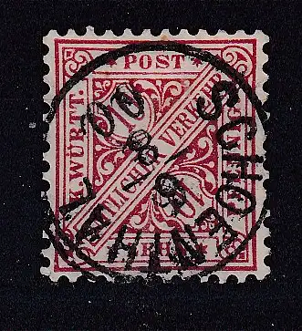 Altd. Württemberg Dienstmarken  Nr 230 Gestempelt (Posten)