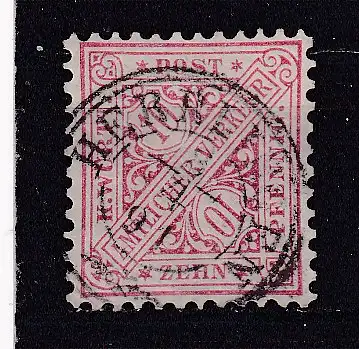 Altd. Württemberg Dienstmarken  Nr 230 Gestempelt (Posten)