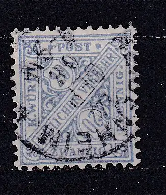 Altd. Württemberg Dienstmarken  Nr 231 Gestempelt (Posten)