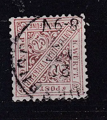 Altd. Württemberg Dienstmarken  Nr 232 Gestempelt (Posten)