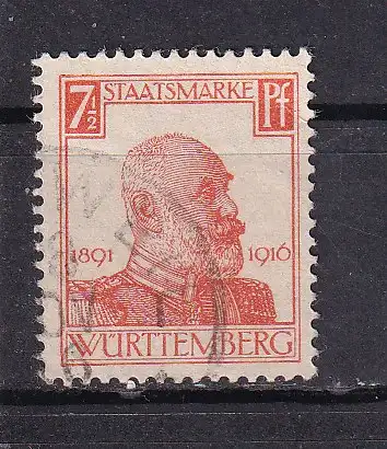 Altd. Württemberg Dienstmarken  Nr 242 Gestempelt (Posten)