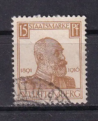Altd. Württemberg Dienstmarken  Nr 244 Gestempelt (Posten)
