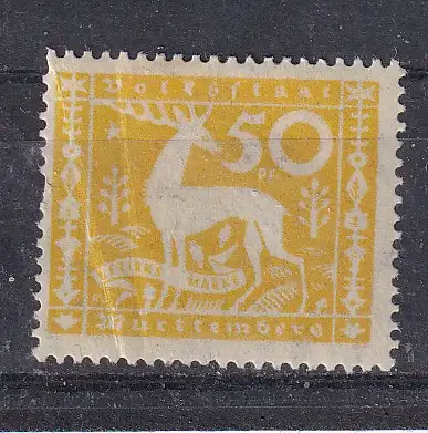 Altd. Württemberg Dienstmarken  Nr 148 Falz / Gummimängel / *