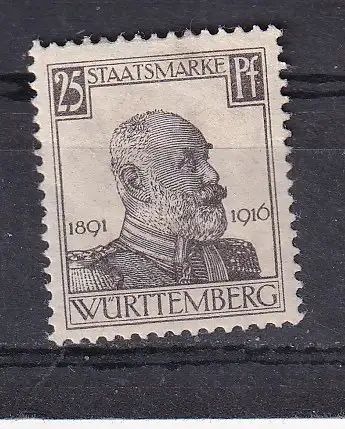 Altd. Württemberg Dienstmarken  Nr 246 Falz / Gummimängel / *