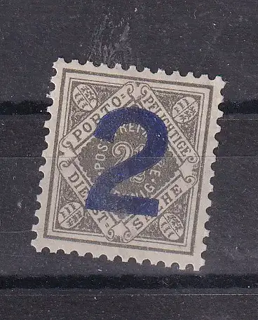 Altd. Württemberg Dienstmarken  Nr 257 Falz / Gummimängel / *