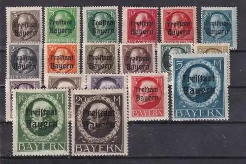 Altdeutschland Bayern  Nr 152/70 A Falz / Gummimängel / *