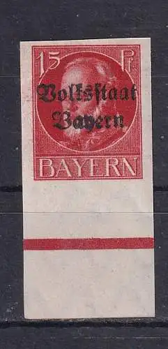 Altdeutschland Bayern  Nr B 120 Falz / Gummimängel / *