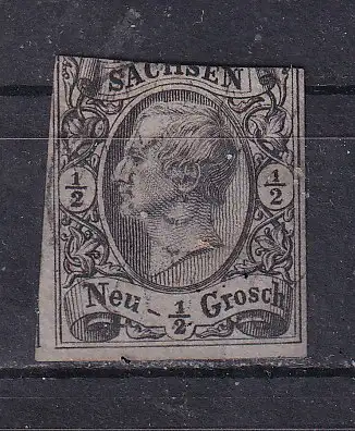 Altdeutschl. Sachsen  Nr 8 Gestempelt (Posten)