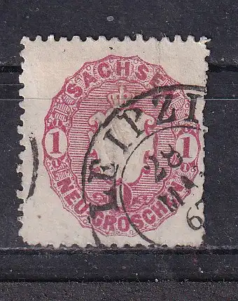 Altdeutschl. Sachsen  Nr 16 Gestempelt (Posten)