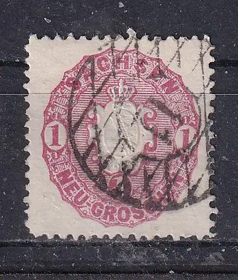 Altdeutschl. Sachsen  Nr 16 Gestempelt (Posten)