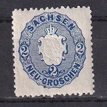 Altdeutschl. Sachsen  Nr 17 Gestempelt (Posten)