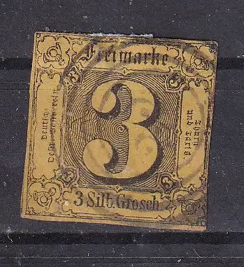 Altd. Thurn u. Taxis  Nr 3 Gestempelt (Posten)