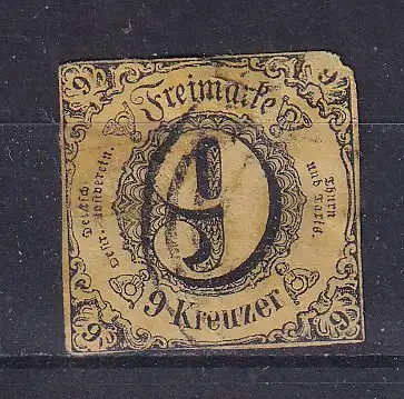 Altd. Thurn u. Taxis  Nr 10 Gestempelt (Posten)