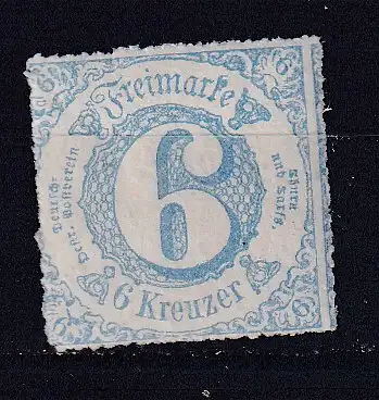 Altd. Thurn u. Taxis  Nr 53 Falz / Gummimängel / *