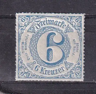 Altd. Thurn u. Taxis  Nr 53 Falz / Gummimängel / *