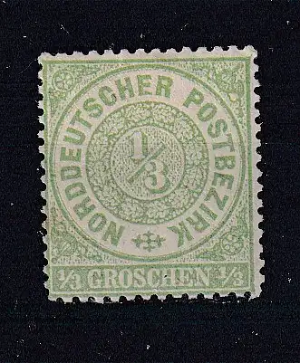 Norddeutscher Bund  Nr 14 Falz / Gummimängel / *