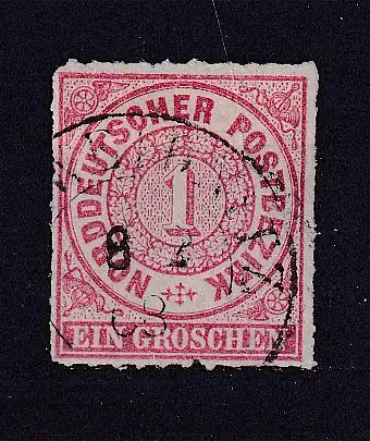 Norddeutscher Bund  Nr 16 Nachgummiert / (*)