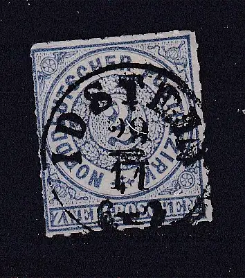 Norddeutscher Bund  Nr 17 Nachgummiert / (*)