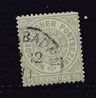 Norddeutscher Bund  Nr 14 Nachgummiert / (*)