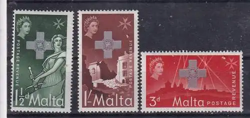 Malta  Nr 254/56 Postfrisch / **