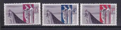 Malta  Nr 330/32 Postfrisch / **