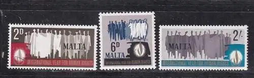 Malta  Nr 370/72 Postfrisch / **