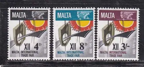 Malta  Nr 373/75 Postfrisch / **