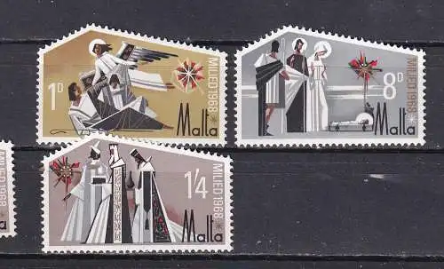 Malta  Nr 380/82 Postfrisch / **