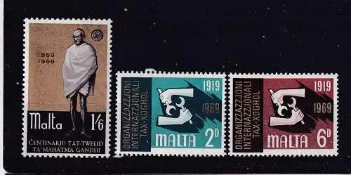 Malta  Nr 386/88 Postfrisch / **