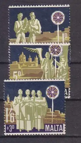 Malta  Nr 398/400 Postfrisch / **