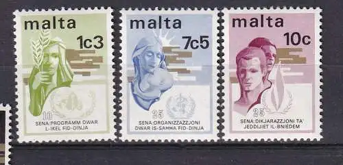 Malta  Nr 475/77 Postfrisch / **
