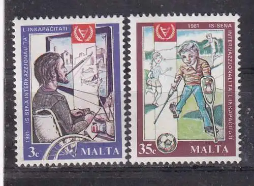 Malta  Nr 632/33 Postfrisch / **