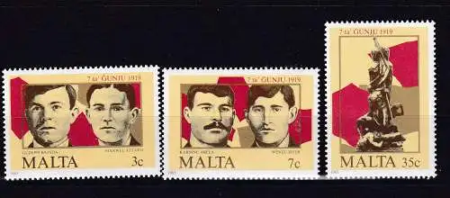 Malta  Nr 728/30 Postfrisch / **