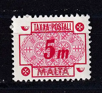 Malta Portomarken  Nr 40 Postfrisch / **