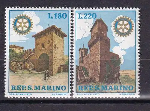 San Marino  Nr 957/58 Postfrisch / **