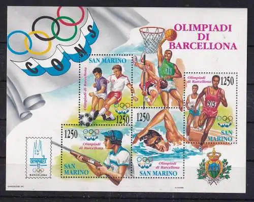 San Marino  Nr Block 15 Postfrisch / **