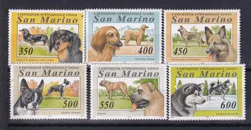 San Marino  Nr 1558/63 Postfrisch / **