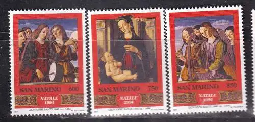 San Marino  Nr 1587/89 Postfrisch / **