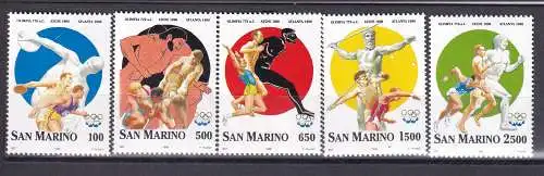 San Marino  Nr 1640/44 Postfrisch / **