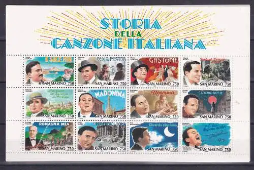 San Marino  Nr Block 21 Postfrisch / **
