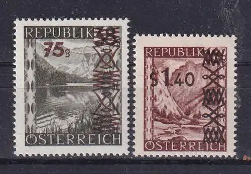 Österreich  Nr 835/36 Postfrisch / **