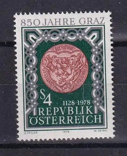 Österreich  Nr 1583 Postfrisch / **