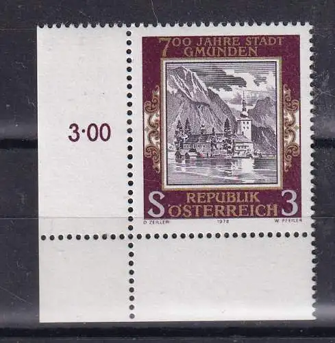 Österreich  Nr 1576 Postfrisch / **