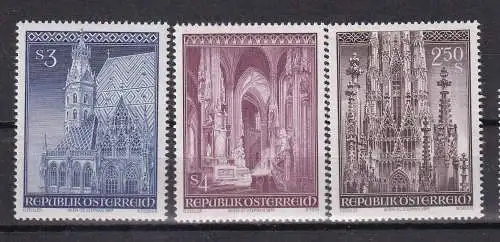 Österreich  Nr 1544 /46 Postfrisch / **