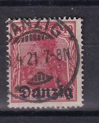Freie Stadt Danzig  Nr 2 Gestempelt (Posten)