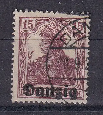 Freie Stadt Danzig  Nr 3 Gestempelt (Posten)